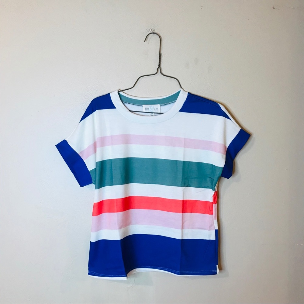 NWT Striped Knit Tee